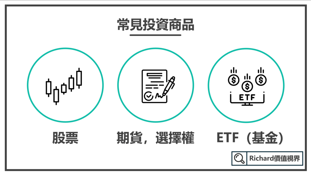 常見的投資商品