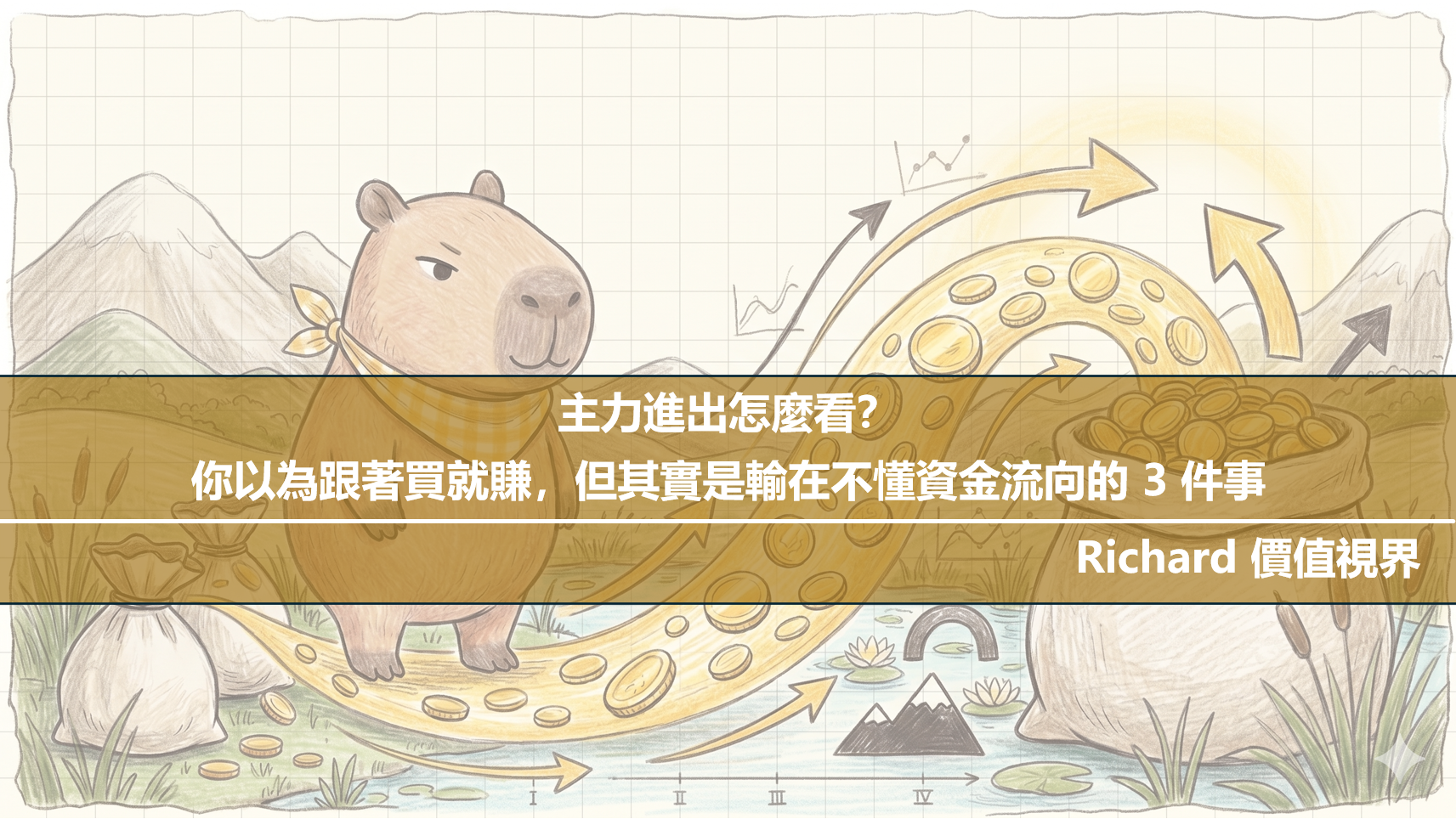 主力進出怎麼看？你以為跟著買就賺，但其實是輸在不懂資金流向的 3 件事